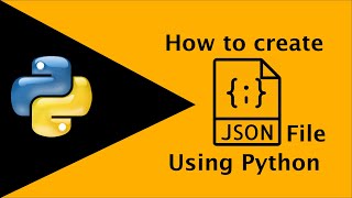 Create JSON File Using Python3.6
