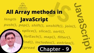 javascript tutorial in hindi - 9 || Arrays Methods in JavaScript Explained in Hindi