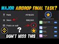 Major Airdrop Listing Date | Major Airdrop Final Tasks ? | Major Airdrop Update