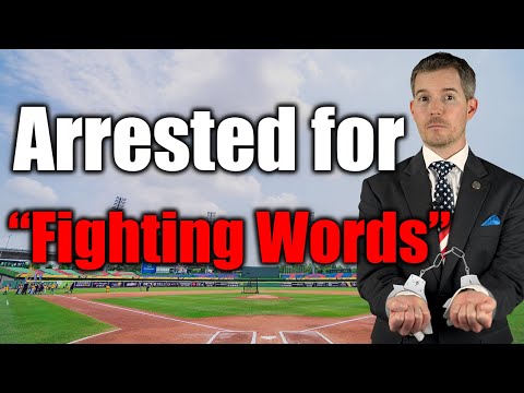 Can you go to jail for fighting words?