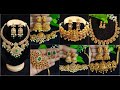 Antique Gold Plated Temple Necklace Choker set Premium Quality at Wholesale price