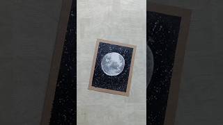 Full moon realistic Painting 🌕 Acrylic Painting #shorts #youtubevideo