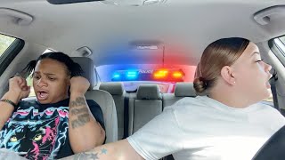 SEEING THE POLICE AND THROWING THE "PACKED" ON GIRLFRIEND!!! (((MUST WATCH)))