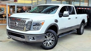 2016 Nissan Titan XD Platinum Reserve Cummins Diesel V8 Crew Cab 4X4 Review and Full Tour