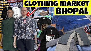 Imported Clothes market in bhopal | Mens wear marketwholesale market in bhopal Mp | Tshirt Wholesale