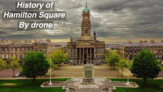 Hamilton Square, Wirral, by drone