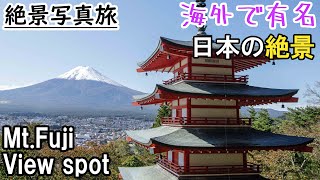 新倉富士浅間公園,富士山の絶景を見に行く旅。東京から日帰りミシュラン山梨観光。Mt. Fuji/Arakurayama Sengen Park