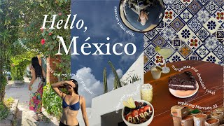 my life in mexico with a boy 🥥🌴 | jon's first family trip, tacos galore, beach hopping in cancun