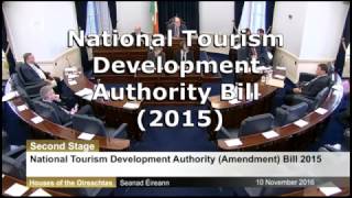 Seanad Debate on the National Tourism Development Authority (Fáilte Ireland)