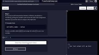 FreeCodeCamp - Python Project - Step 1 of 25 - Caesar Cipher