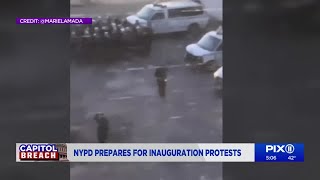 NYPD prepares for inauguration protests