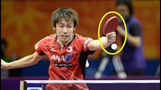 【卓球】強烈バックハンド‼︎これは返せない,,,スーパープレイ【驚愕】backhand 【table　tennis】