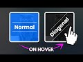 Elementor DIAGONAL Image Hover Effect with Text Overlay | WordPress Creative Card Hover Animation