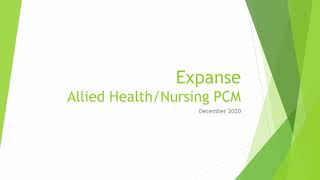 Expanse Allied Staff Web Acute