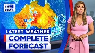 Australia Weather Update: Rainfall set to intensify | 9 News Australia