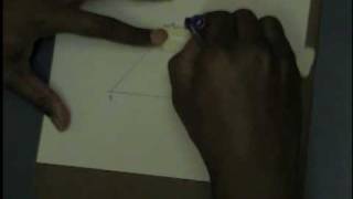 Bisecting an Angle using a safety compass (Construction 4)
