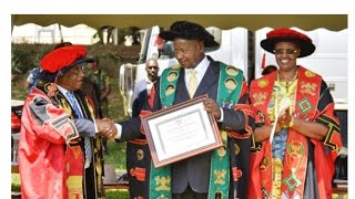 President Museveni receives highest Award at Makerere University Graduation Ceremony - Find out Why?