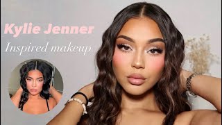 Kylie Jenner Inspired Makeup | Pink Under Eye Technique 💕