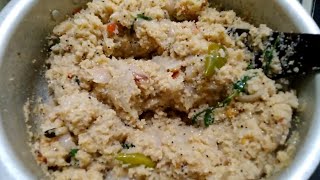 How to make godhumai rava upma/கோதுமை ரவை உப்புமா குக்கரில் எப்படி செய்வது