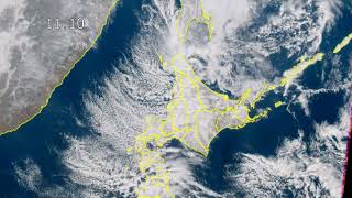 日本海北部に発生した雲渦と雲列 ～気象衛星ひまわりトゥルーカラー再現画像～ 2024年3月4日