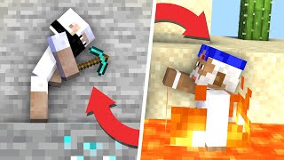 Minecraft, But Damage Makes You Swap Places... (FACECAM)