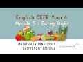 English CEFR Year 4 - Module 5: Eating Right (Get Smart Plus 4 textbook, page 56-57)