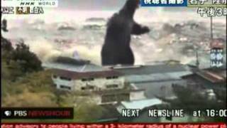 What caused Japan Earthquake \u0026 Tsunami.mp4 - GODZILLA