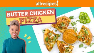 How To Make Savory \u0026 Delicious Indian Butter Chicken Pizza: Food Mashup | Cooking In The Comments