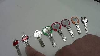 Silca Coloured Head Keys