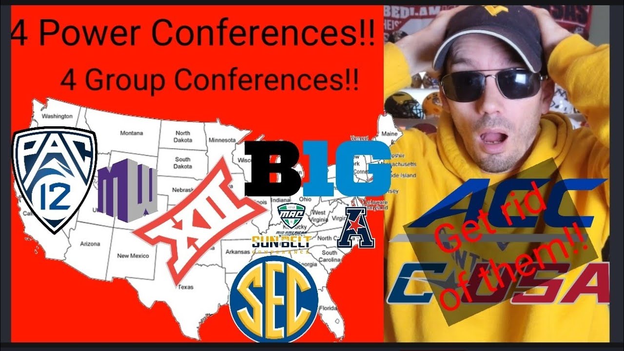 Get Rid Of The ACC And Conference USA!! 4 Power Conferences And 4 Group ...