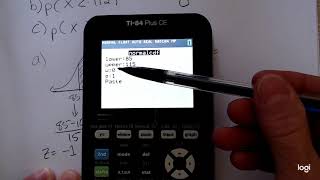 TI-84: Non-Standard Normal Example