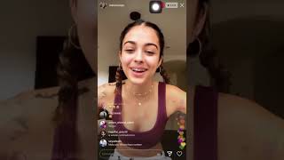 MALU TREVEJO SPILLS THE TEA ABOUT ANUEL AND TALS ABOUT HER EX BOYFRIEND LIVE ON IG (03/06/2020)