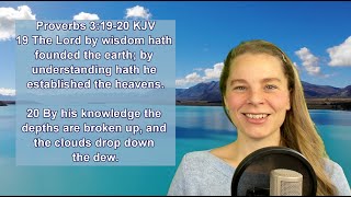 Proverbs 3:19-20 KJV Scripture Songs - Wisdom