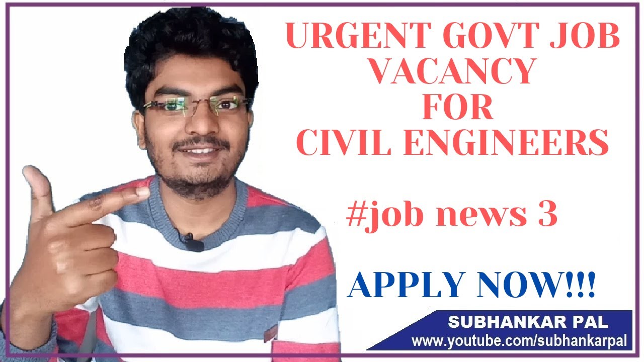 Civil Engineering Govt Jobs || Sarkari Naukri For Civil Engineer || Job ...