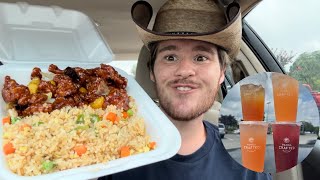 Panda Express Hot Ones Blazing Bourbon Chicken and Panda Crafted Beverages Review