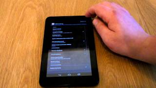 Vodafone Smart Tab 3  Disabled settings