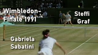 Wimbledon Finale 1991  Steffi Graf - Gabriela Sabatini (in HD)