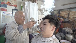 武汉“最便宜的烫头”，50元一次，烧红的铁棍头上一顿招呼，太刺激了