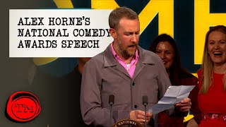 Alex Horne's HILARIOUS Speech at the National Comedy Awards | Taskmaster