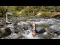 gold panning to see what the claim jumpers left behind