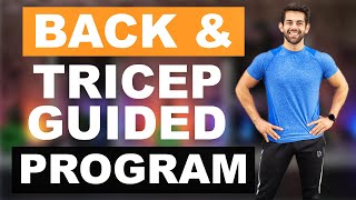 Back And Tricep Guided Workout Program // Back & Triceps Workout Plan