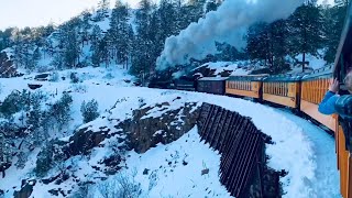 Cascade Canyon Winter Train - Durango and Silverton Narrow Gauge Railroad!