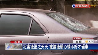 只因心情不好 女竟持空心磚砸9車出氣－民視新聞