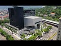 drone video explores taipei performing arts center by oma dezeen