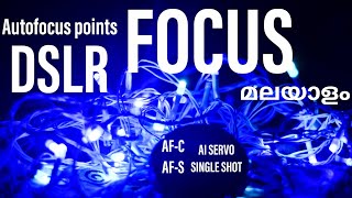 How to focus in a dslr?