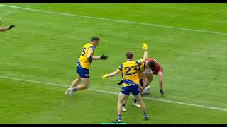 Fair Shoulder! Conor Cox - The Kerryman Forcibly Ejects The Corkman From The Field Of Play