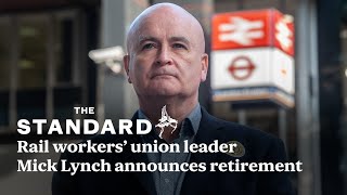 Rail workers’ union leader Mick Lynch announces retirement