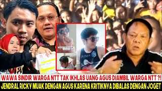 WAWA SINDIR WARGA NTT ?! SOK ARTIS AGUS JOGET USAI DIKRITIK IRJEN RICKY ? A1B NOVI DIKULITI ASPRI HK