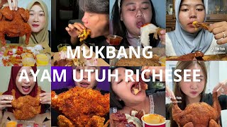 SWEDEPPP MUKBANG RICHESEE 1 EKOR AYAM 🐤 (kompilasi mukbang asmr tiktoker)!!!