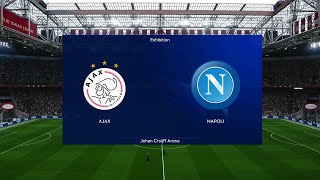 Ajax vs Napoli | Johan Cruijff ArenA | 2022-23 UEFA Champions League | PES 2021